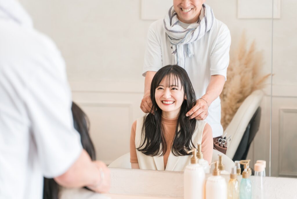 髪質改善オイルで叶えるサラツヤ髪｜沖縄県沖縄市 VIM hair 泡瀬店の施術とケア