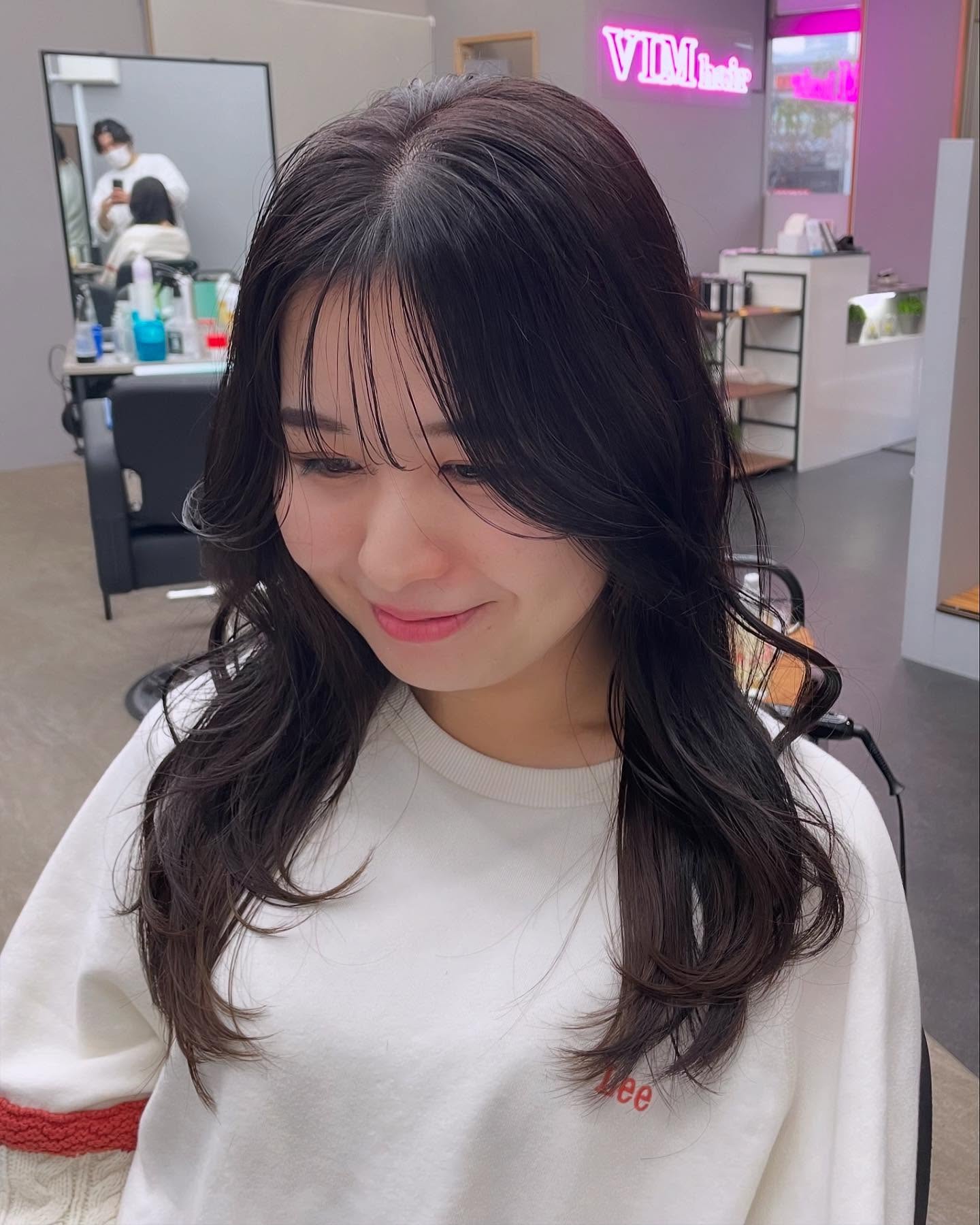 layer cut #沖縄美容室 #沖縄市美容室