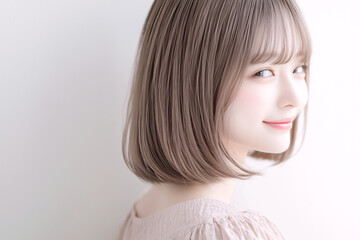 透明感カラー×ミルクティーカラーで垢抜け髪へ｜沖縄県那覇市のVIM hair おもろまち店で叶える理想の柔らかヘアカラー |VIM hair おもろまち店